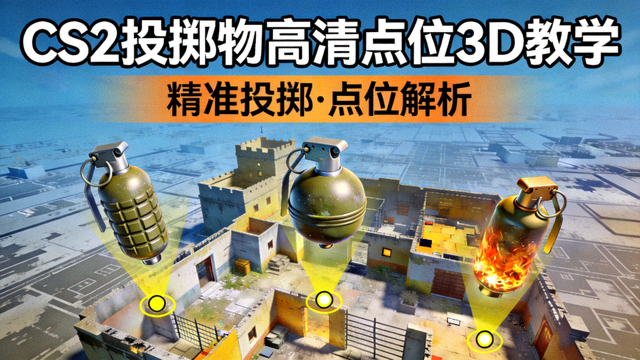 CS2投掷物高清点位3D视频教学封面图